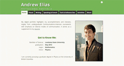 Desktop Screenshot of andrewelias.info